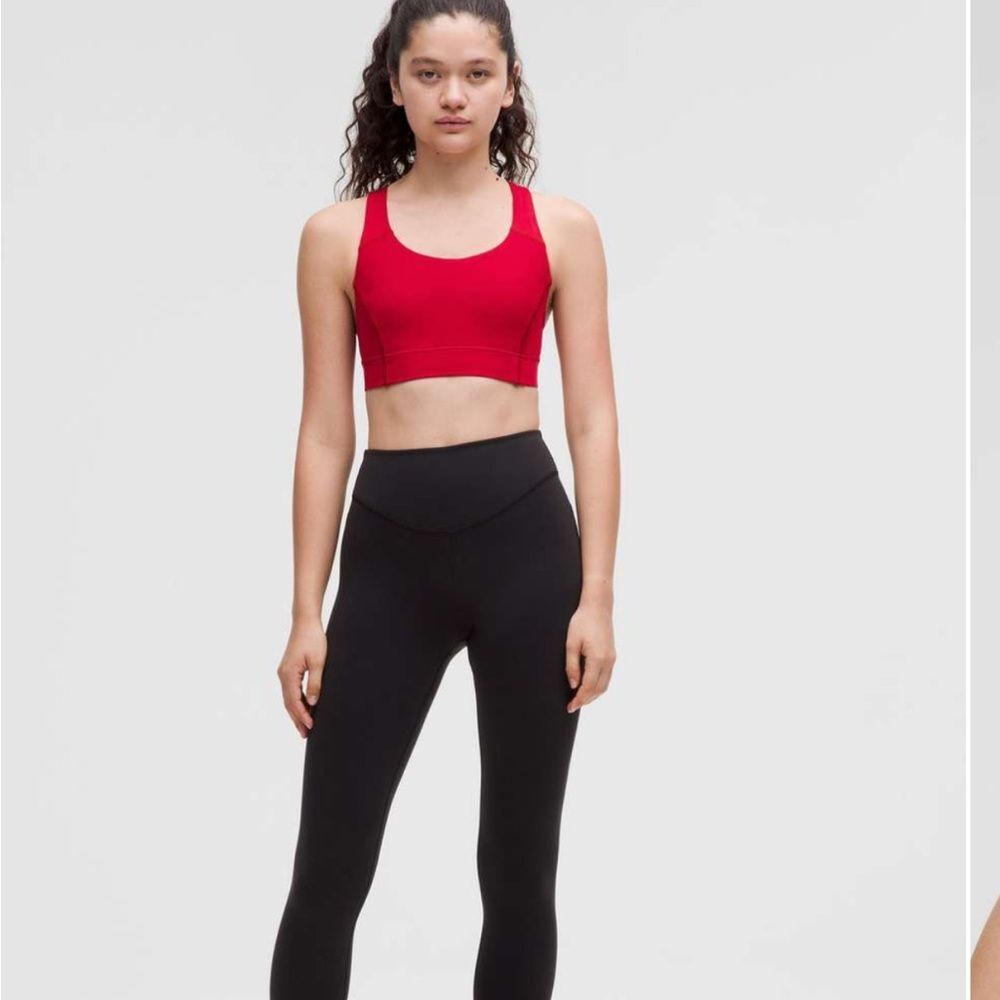 Lululemon Power Through Bra. Red. Size 6